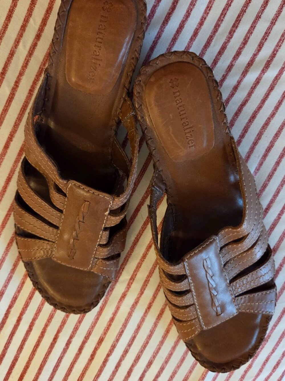 Naturalizer Leather Sandal, Size 9M, never worn